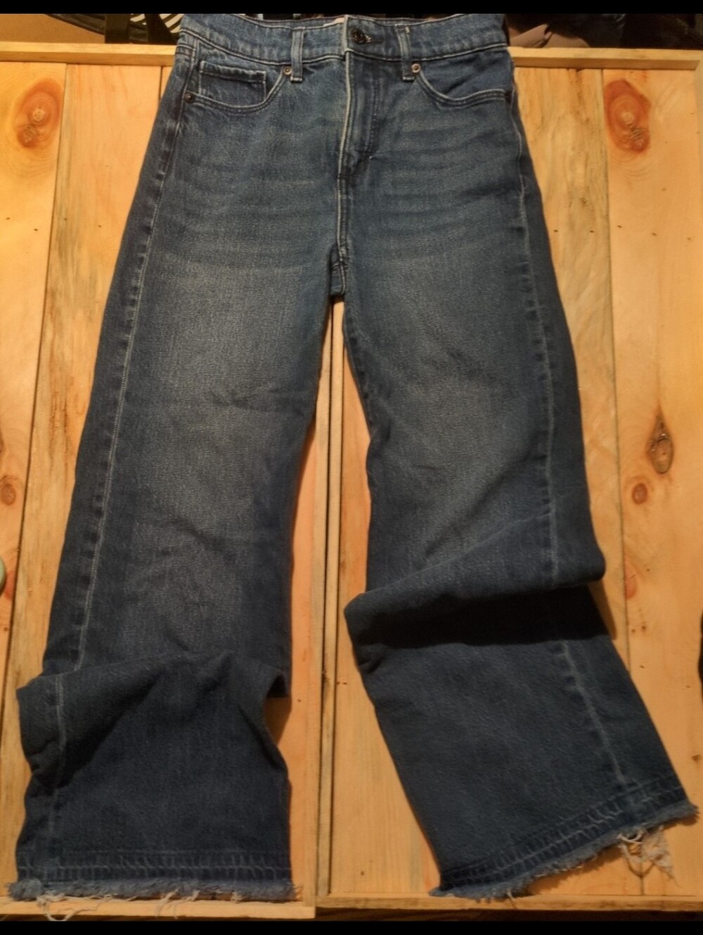 Loft the wide leg jeans